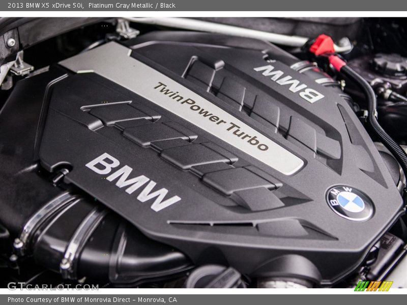 Platinum Gray Metallic / Black 2013 BMW X5 xDrive 50i