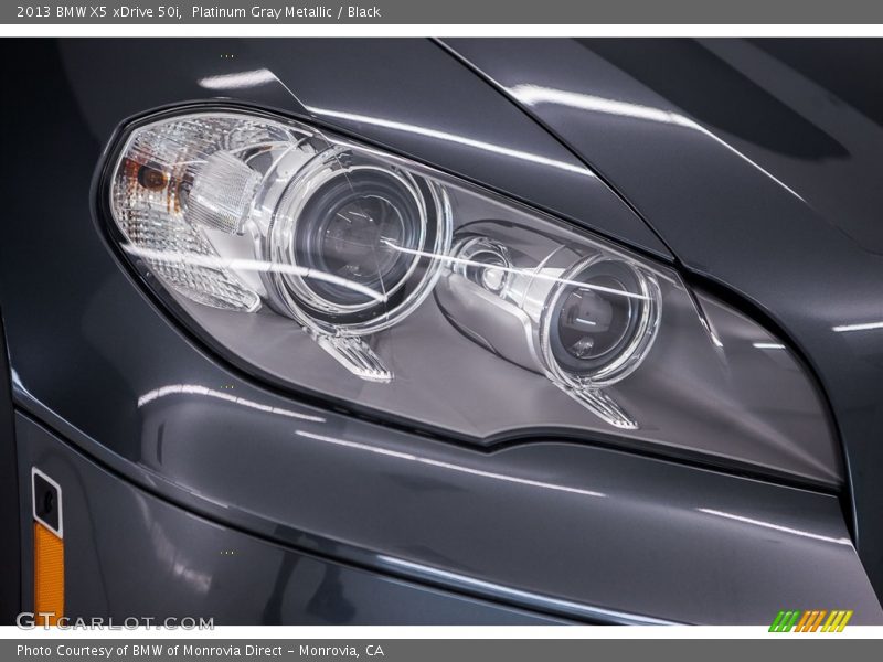Platinum Gray Metallic / Black 2013 BMW X5 xDrive 50i