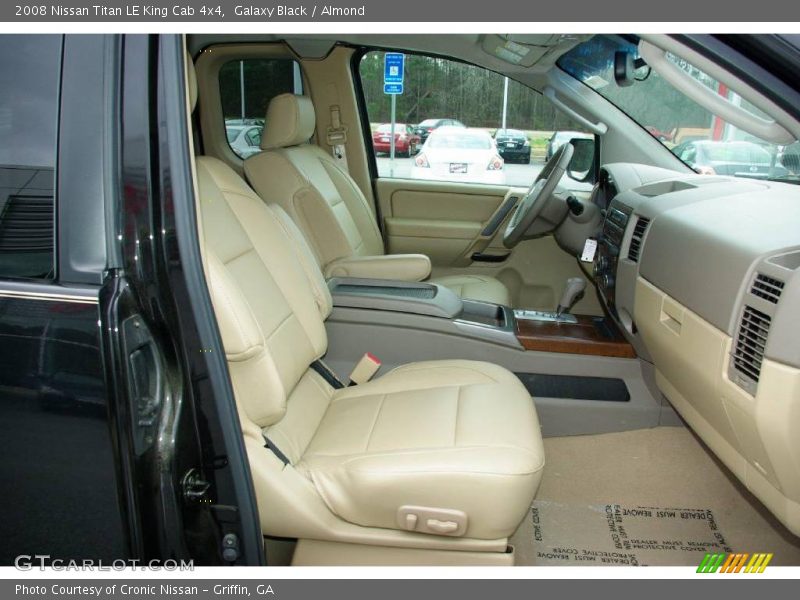 Galaxy Black / Almond 2008 Nissan Titan LE King Cab 4x4