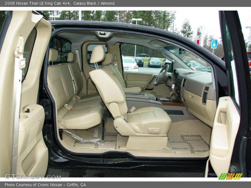 Galaxy Black / Almond 2008 Nissan Titan LE King Cab 4x4