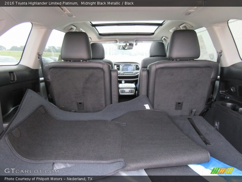 Midnight Black Metallic / Black 2016 Toyota Highlander Limited Platinum