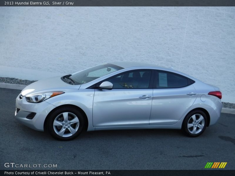 Silver / Gray 2013 Hyundai Elantra GLS