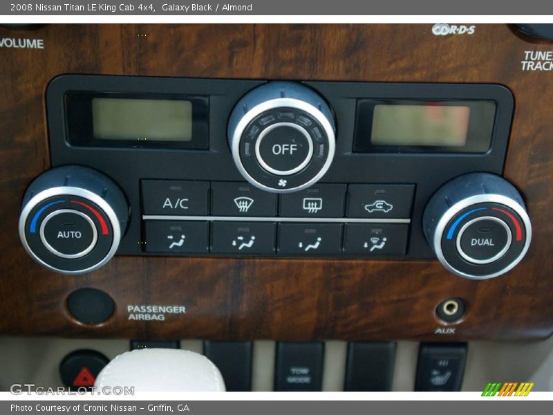 Galaxy Black / Almond 2008 Nissan Titan LE King Cab 4x4