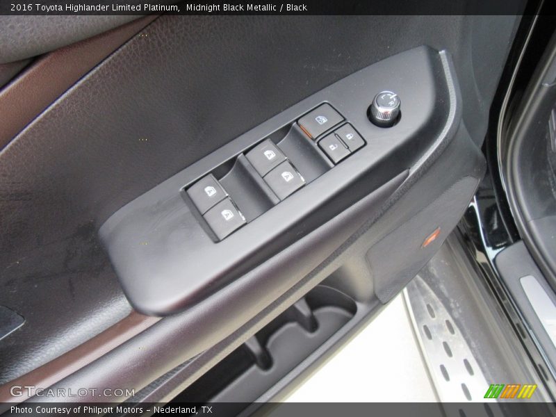 Midnight Black Metallic / Black 2016 Toyota Highlander Limited Platinum