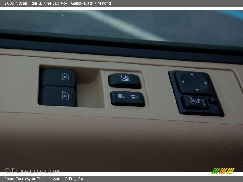 Galaxy Black / Almond 2008 Nissan Titan LE King Cab 4x4