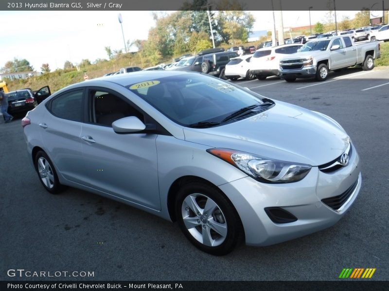 Silver / Gray 2013 Hyundai Elantra GLS