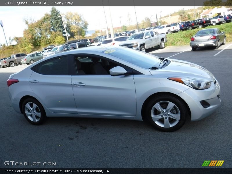 Silver / Gray 2013 Hyundai Elantra GLS