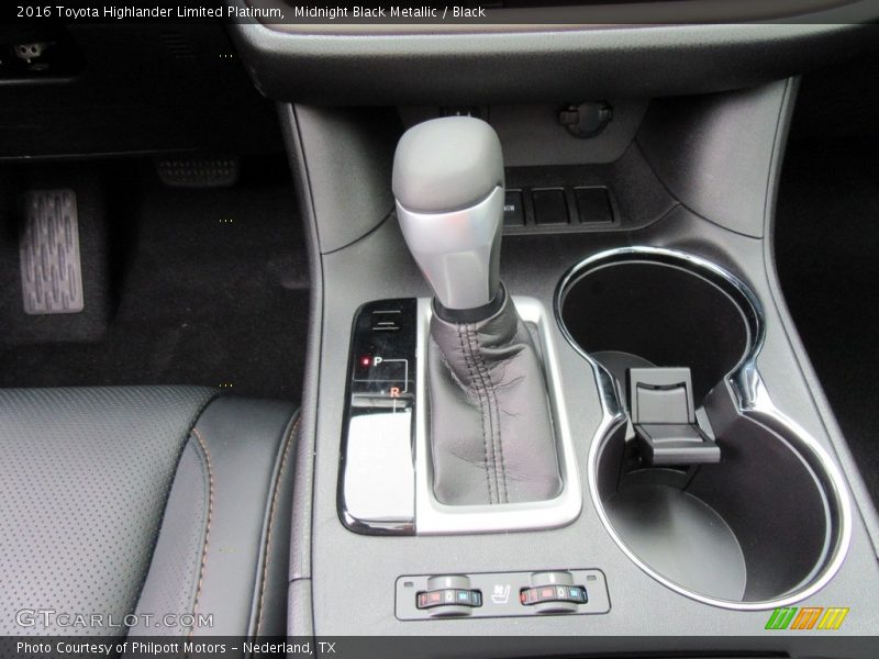 Midnight Black Metallic / Black 2016 Toyota Highlander Limited Platinum