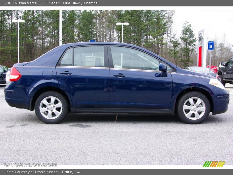 Blue Onyx / Charcoal 2008 Nissan Versa 1.8 SL Sedan
