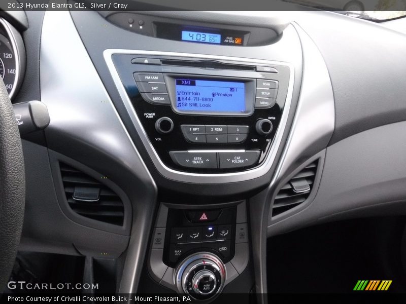 Silver / Gray 2013 Hyundai Elantra GLS