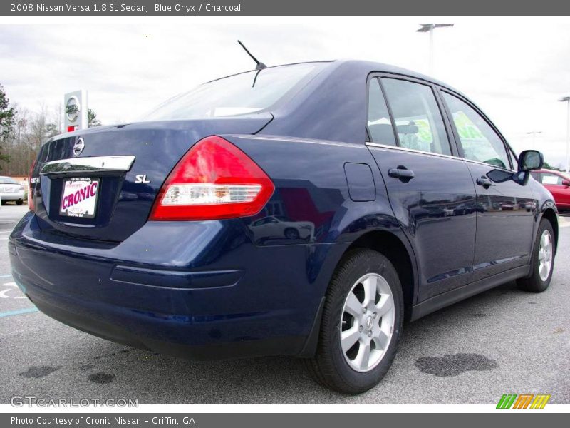 Blue Onyx / Charcoal 2008 Nissan Versa 1.8 SL Sedan