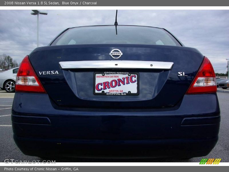 Blue Onyx / Charcoal 2008 Nissan Versa 1.8 SL Sedan