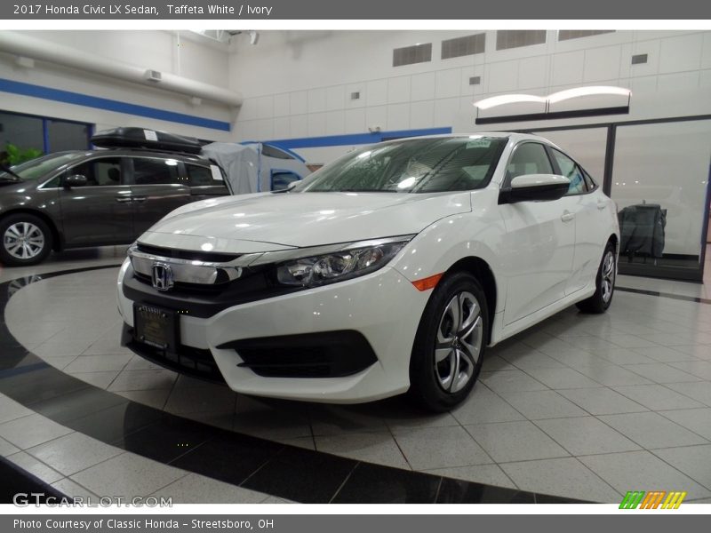 Front 3/4 View of 2017 Civic LX Sedan