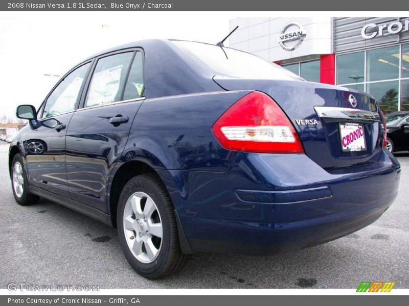 Blue Onyx / Charcoal 2008 Nissan Versa 1.8 SL Sedan