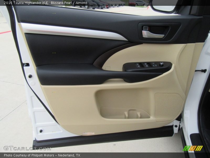 Blizzard Pearl / Almond 2016 Toyota Highlander XLE