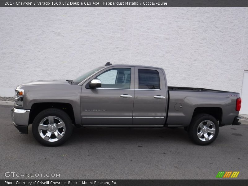  2017 Silverado 1500 LTZ Double Cab 4x4 Pepperdust Metallic