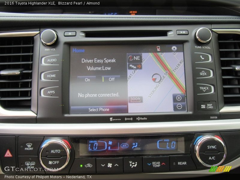 Blizzard Pearl / Almond 2016 Toyota Highlander XLE