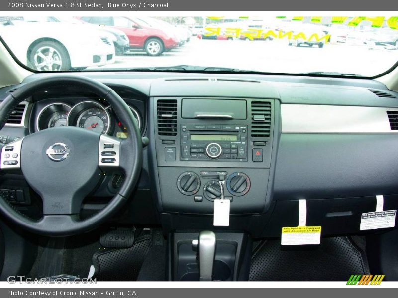 Blue Onyx / Charcoal 2008 Nissan Versa 1.8 SL Sedan
