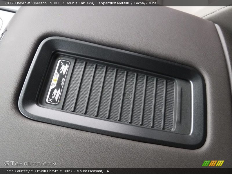 Pepperdust Metallic / Cocoa/­Dune 2017 Chevrolet Silverado 1500 LTZ Double Cab 4x4