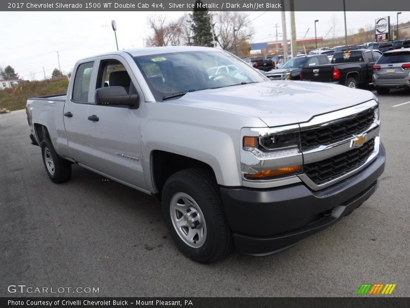Front 3/4 View of 2017 Silverado 1500 WT Double Cab 4x4