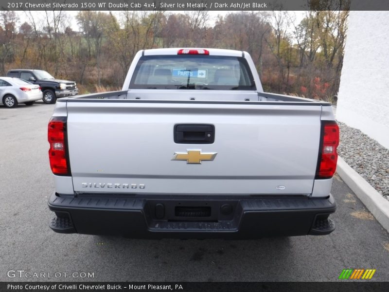 Silver Ice Metallic / Dark Ash/Jet Black 2017 Chevrolet Silverado 1500 WT Double Cab 4x4
