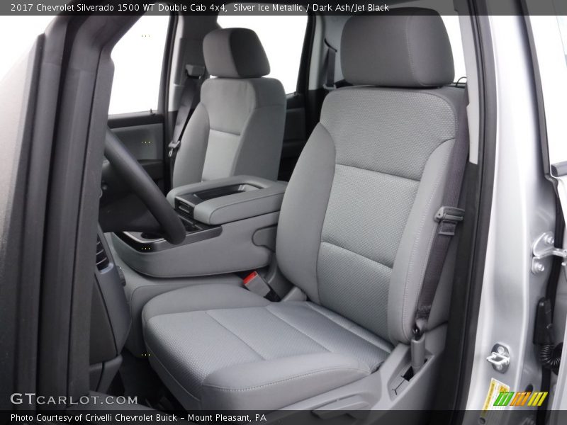 Front Seat of 2017 Silverado 1500 WT Double Cab 4x4