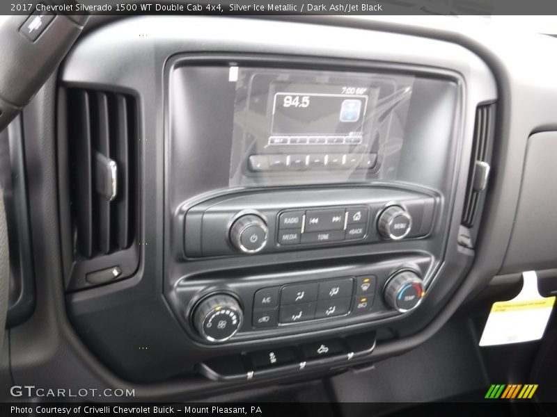 Controls of 2017 Silverado 1500 WT Double Cab 4x4