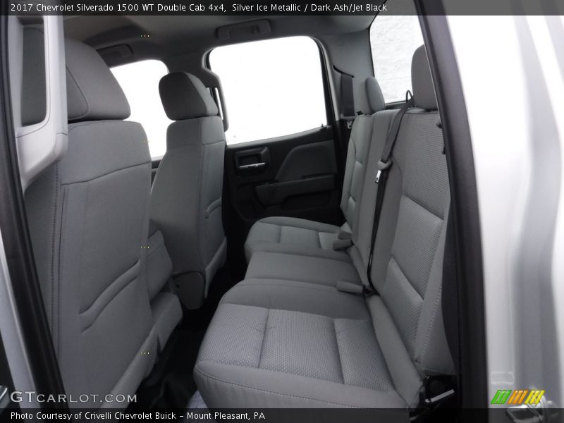 Rear Seat of 2017 Silverado 1500 WT Double Cab 4x4