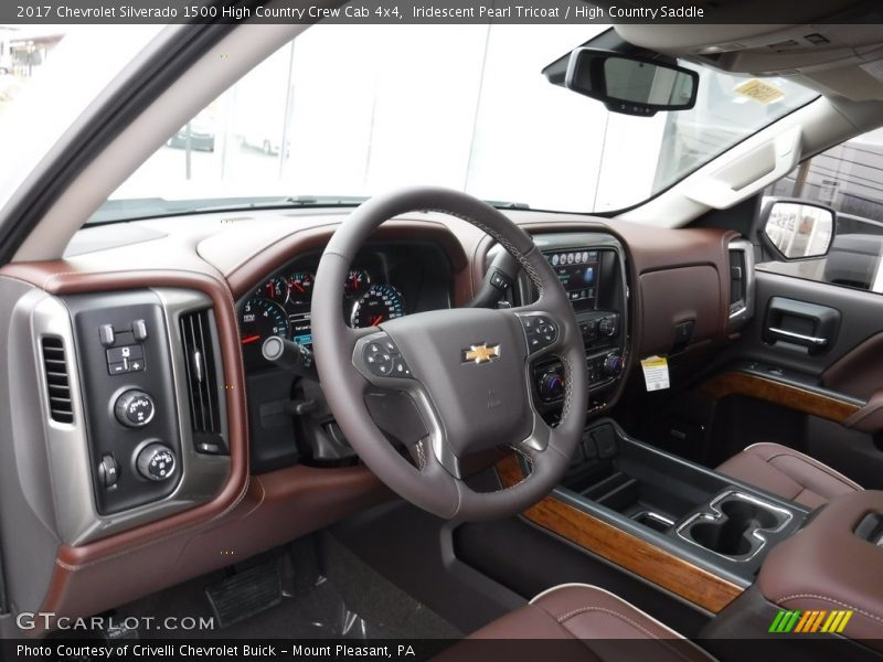  2017 Silverado 1500 High Country Crew Cab 4x4 High Country Saddle Interior