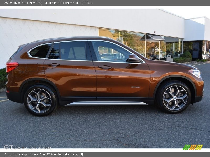 Sparkling Brown Metallic / Black 2016 BMW X1 xDrive28i