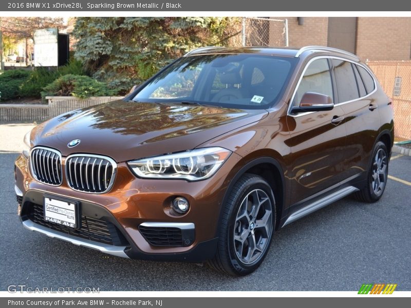 Sparkling Brown Metallic / Black 2016 BMW X1 xDrive28i