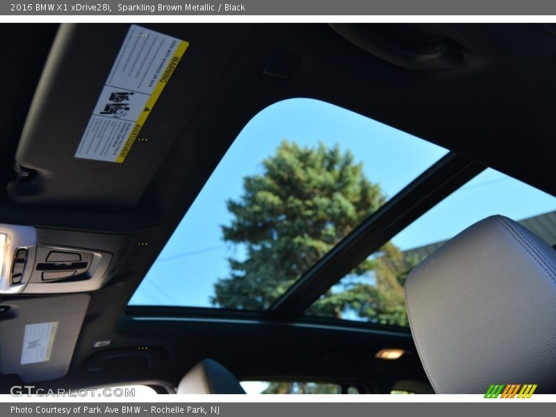 Sparkling Brown Metallic / Black 2016 BMW X1 xDrive28i