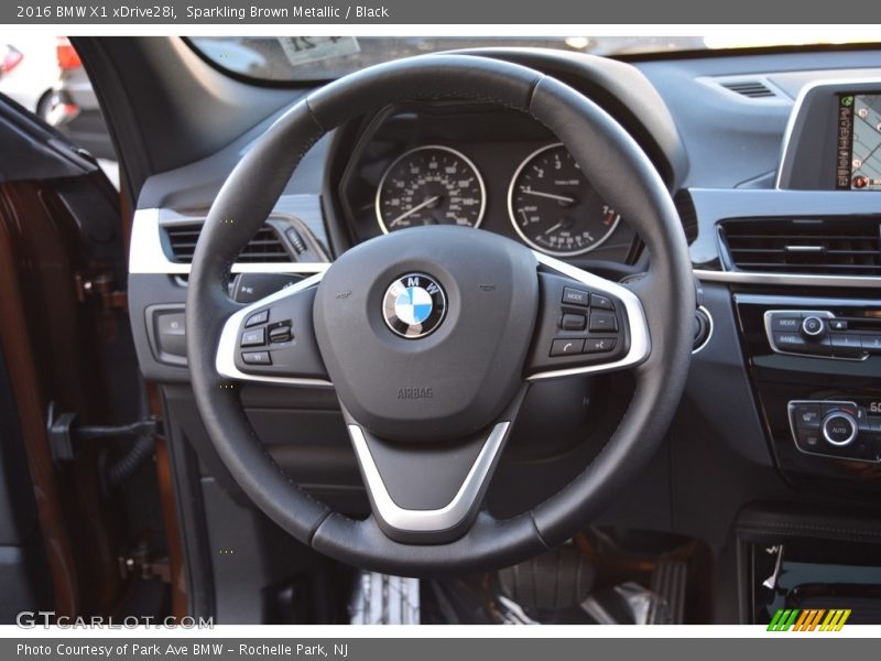Sparkling Brown Metallic / Black 2016 BMW X1 xDrive28i