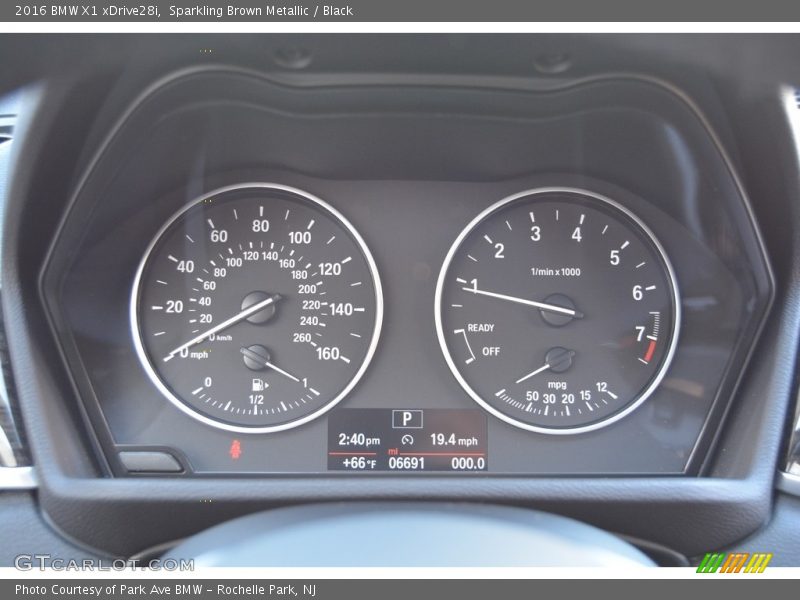 Sparkling Brown Metallic / Black 2016 BMW X1 xDrive28i