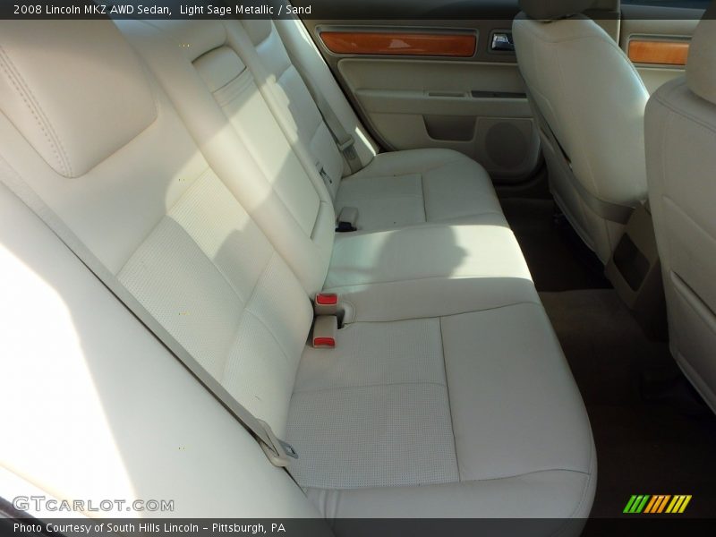 Light Sage Metallic / Sand 2008 Lincoln MKZ AWD Sedan
