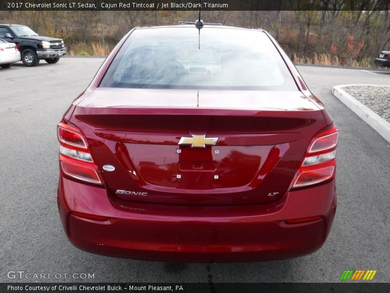 Cajun Red Tintcoat / Jet Black/Dark Titanium 2017 Chevrolet Sonic LT Sedan