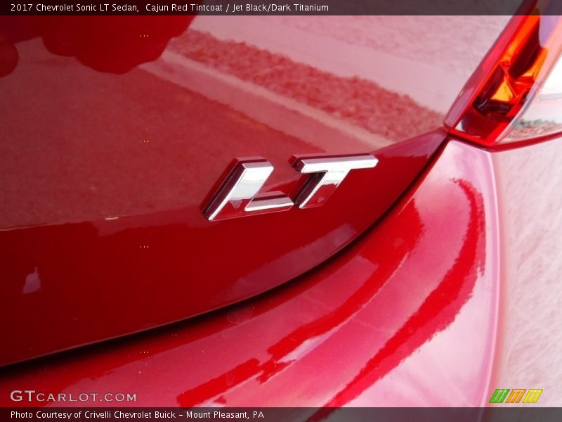 Cajun Red Tintcoat / Jet Black/Dark Titanium 2017 Chevrolet Sonic LT Sedan