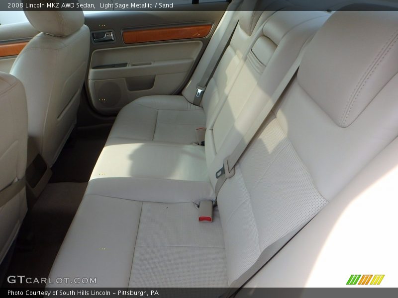 Light Sage Metallic / Sand 2008 Lincoln MKZ AWD Sedan