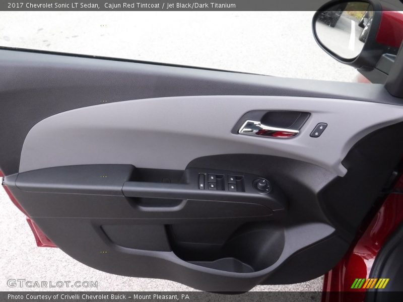 Cajun Red Tintcoat / Jet Black/Dark Titanium 2017 Chevrolet Sonic LT Sedan