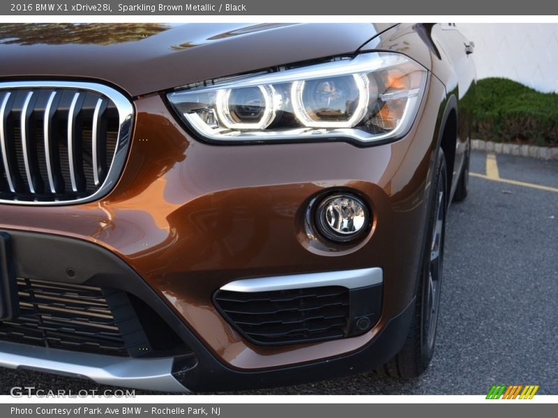 Sparkling Brown Metallic / Black 2016 BMW X1 xDrive28i