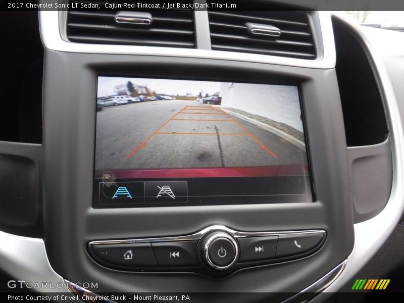 Cajun Red Tintcoat / Jet Black/Dark Titanium 2017 Chevrolet Sonic LT Sedan