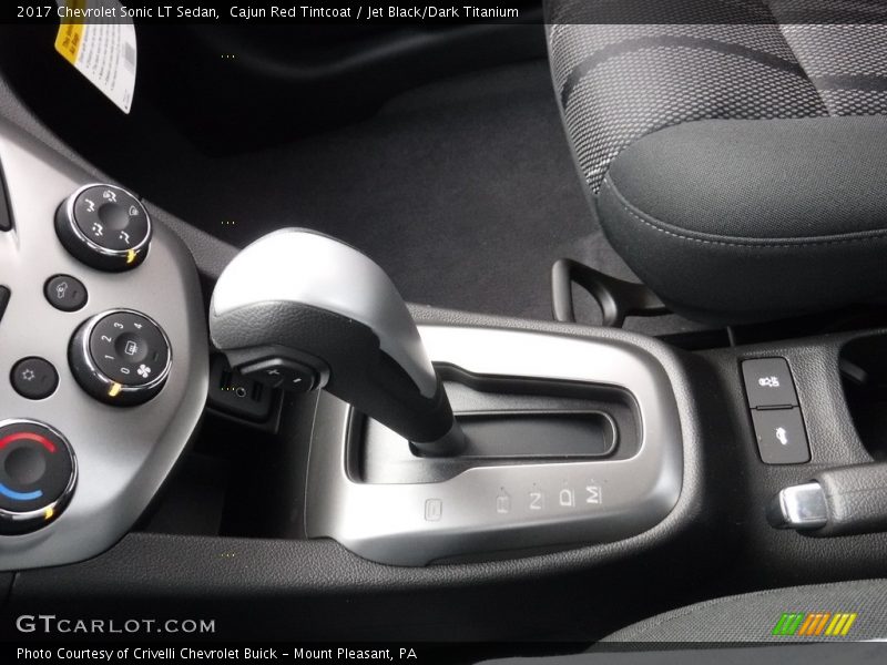 Cajun Red Tintcoat / Jet Black/Dark Titanium 2017 Chevrolet Sonic LT Sedan