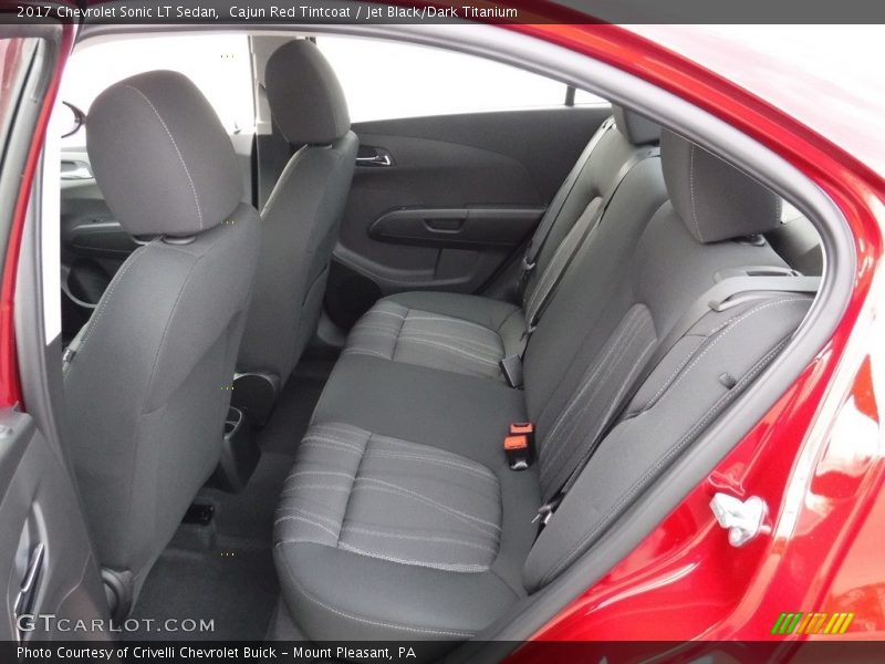 Cajun Red Tintcoat / Jet Black/Dark Titanium 2017 Chevrolet Sonic LT Sedan