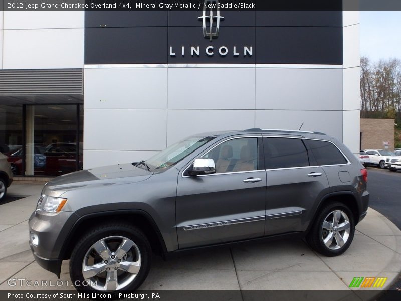 Mineral Gray Metallic / New Saddle/Black 2012 Jeep Grand Cherokee Overland 4x4