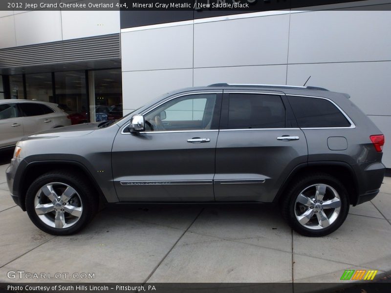 Mineral Gray Metallic / New Saddle/Black 2012 Jeep Grand Cherokee Overland 4x4