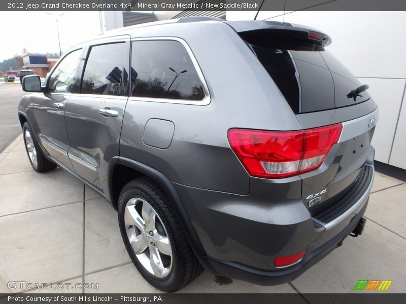 Mineral Gray Metallic / New Saddle/Black 2012 Jeep Grand Cherokee Overland 4x4
