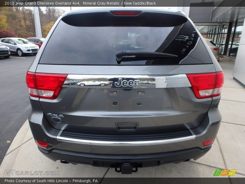 Mineral Gray Metallic / New Saddle/Black 2012 Jeep Grand Cherokee Overland 4x4