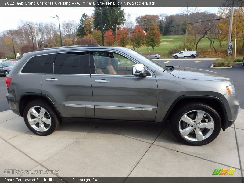 Mineral Gray Metallic / New Saddle/Black 2012 Jeep Grand Cherokee Overland 4x4
