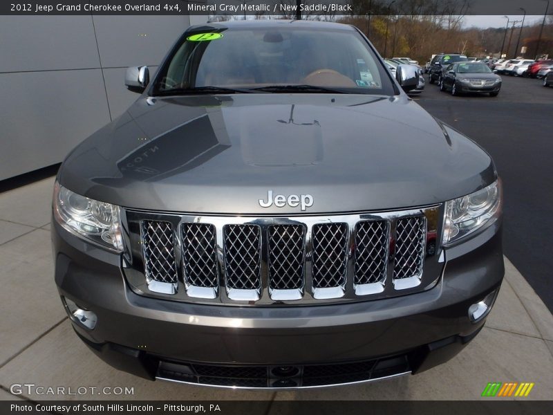 Mineral Gray Metallic / New Saddle/Black 2012 Jeep Grand Cherokee Overland 4x4