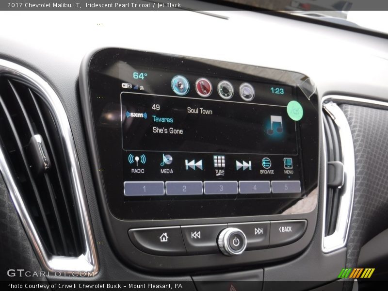 Iridescent Pearl Tricoat / Jet Black 2017 Chevrolet Malibu LT